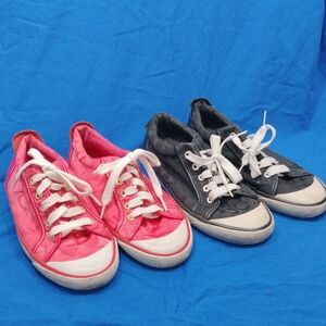 2 Pairs Of Coach Sbeakers